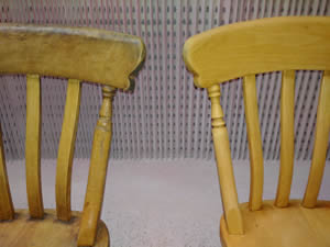 Chairs before and after